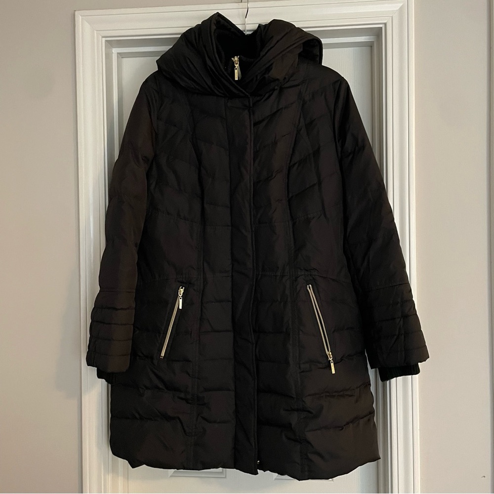 Kensie Hooded Down Puffer Coat